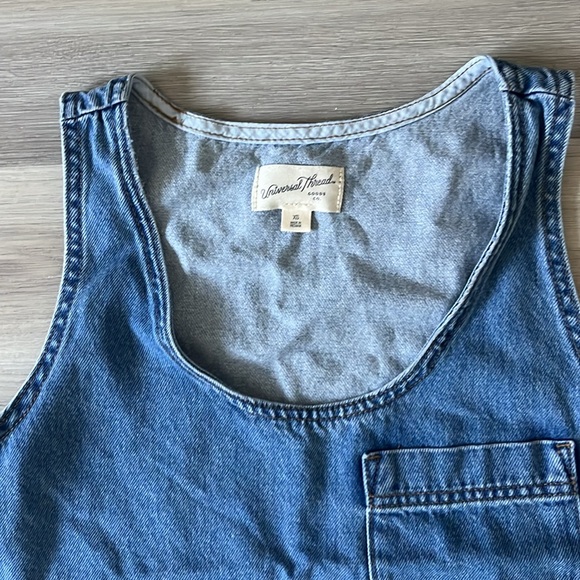 Blue Denim Sleeveless Top - Picture 2 of 3